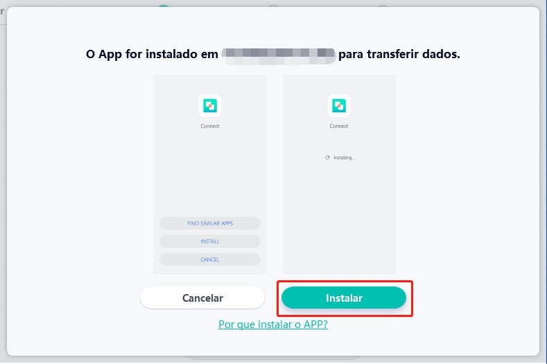 install connect app on android