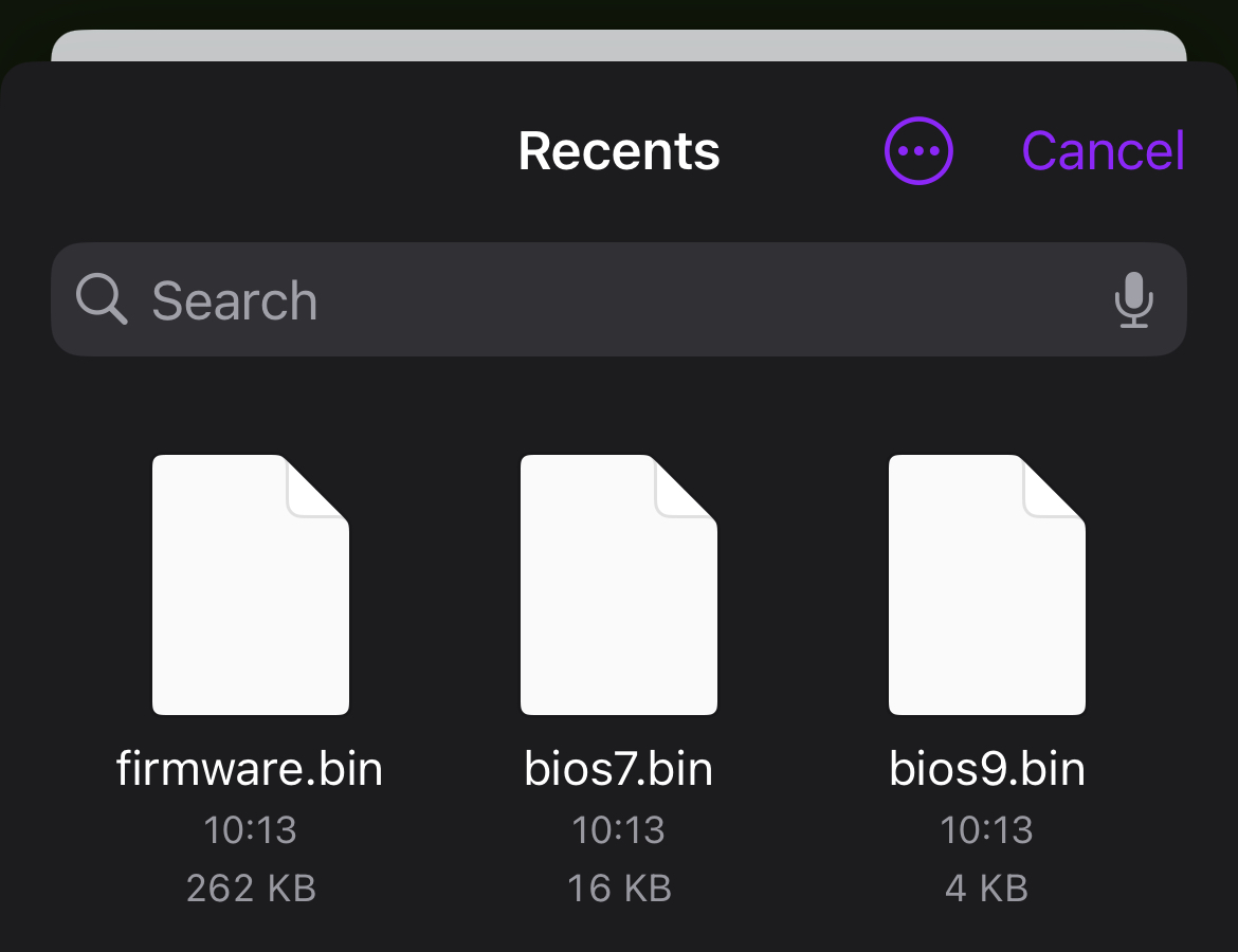 Baixe os arquivos de BIOS