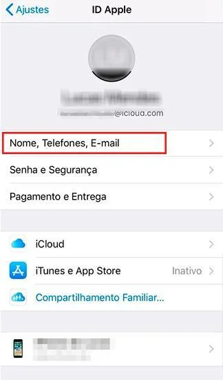 Como mudar o nome no Bluetooth iPhone