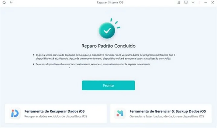 migrar para ios não funciona