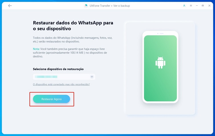 restaurar backup do whatsapp no google drive