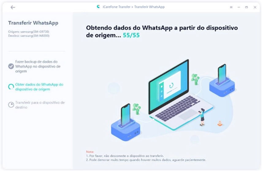obtendo dados do whatsapp do android