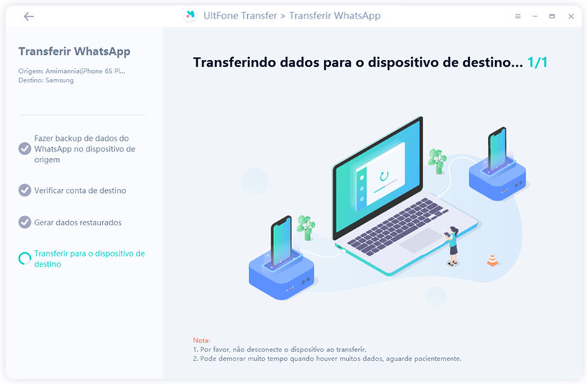transferindo whatsapp para android