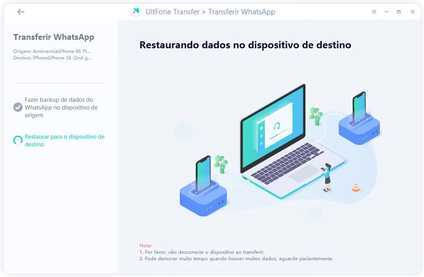 transferência de mensagens do whatsapp de iphone para iphone