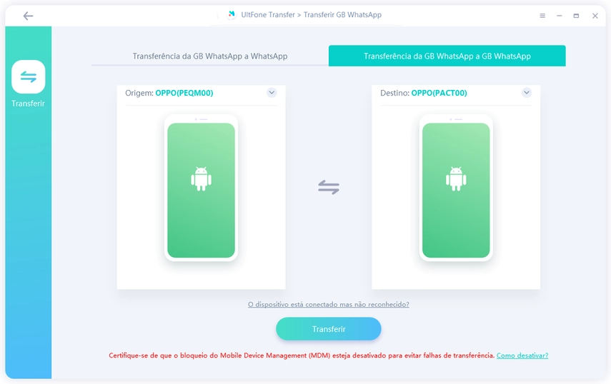 conectar dispositivo com computador